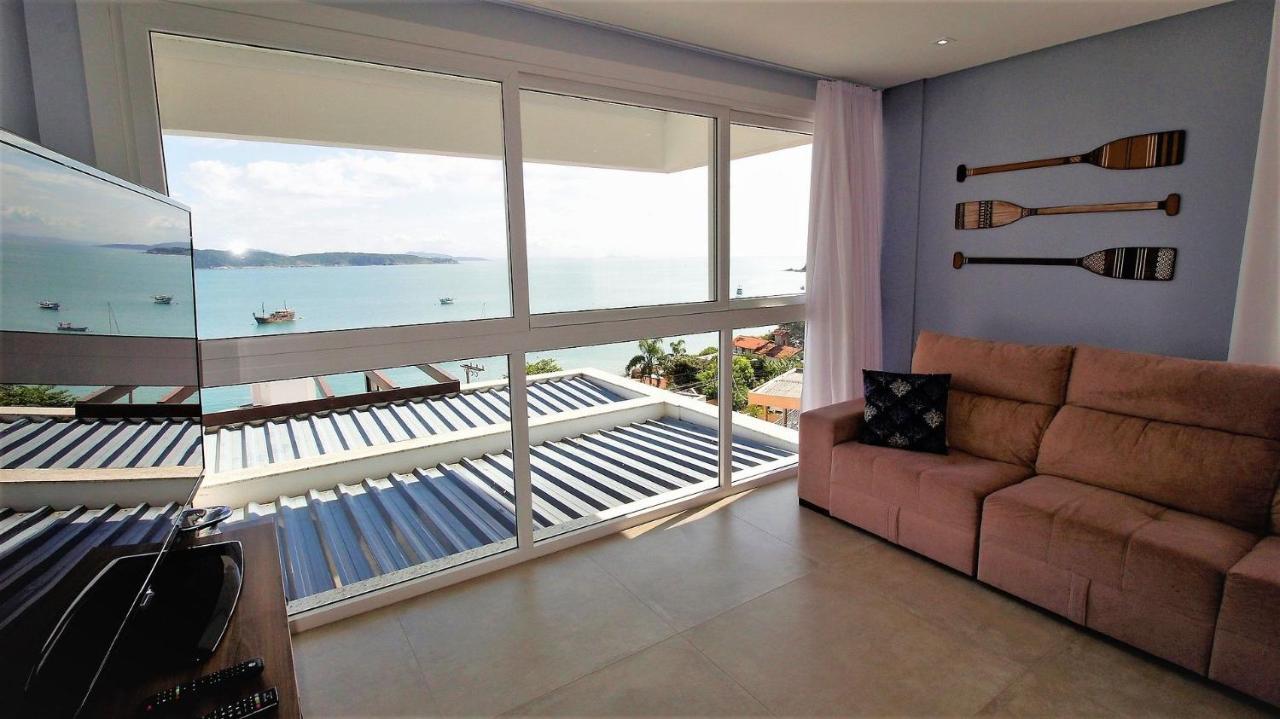 1080 - Apartamento Com Vista Para O Mar Em Bombinhas Buitenkant foto