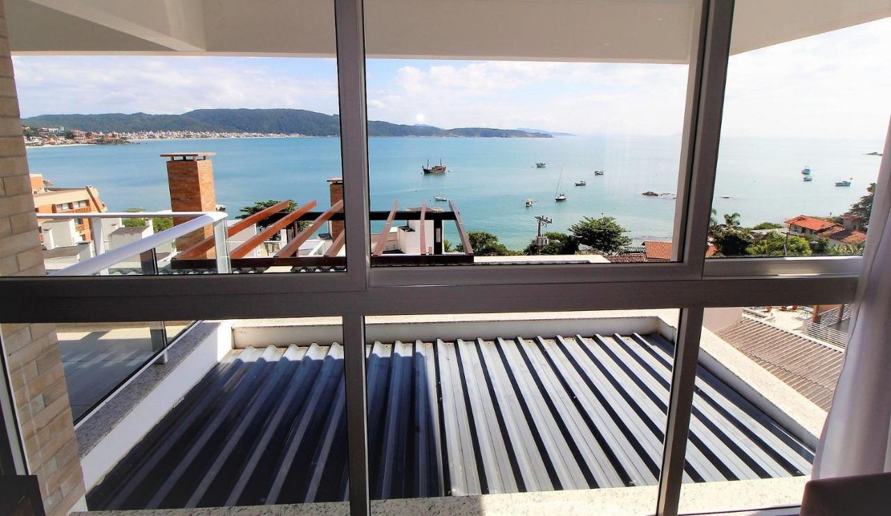 1080 - Apartamento Com Vista Para O Mar Em Bombinhas Buitenkant foto